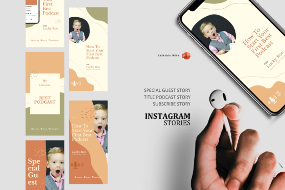 Download Creative Podcast Ig Stories &amp; Post PPT - Creative Collection